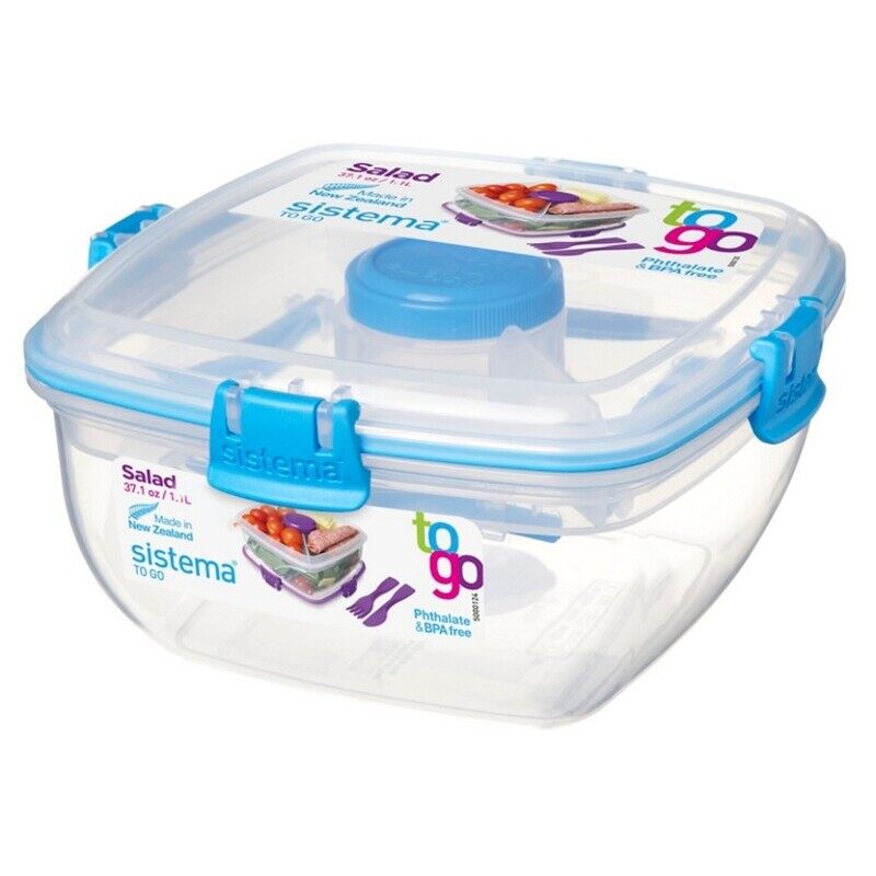 

Sistema Salad To Go 1.1L Blue Clip