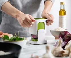 Joseph Joseph 20175 ChopCup Vegetable Chopper, Sharp Stainless-Steel Blades, White, One Size