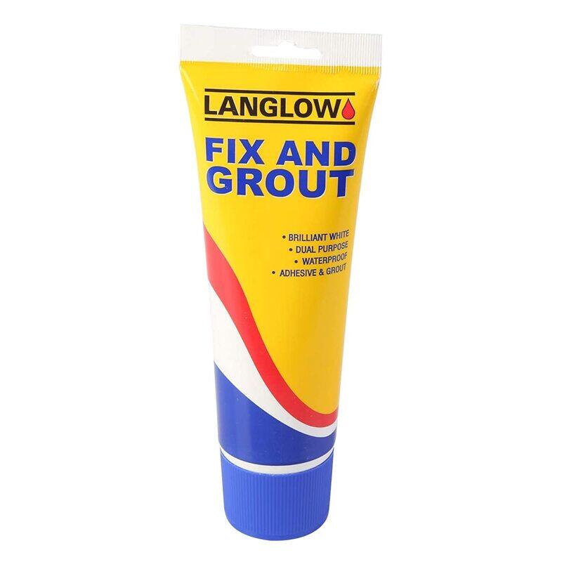 

Langlow 330gm Fix And Grout Pack Surface Protectors, Lw100903, Multicolour