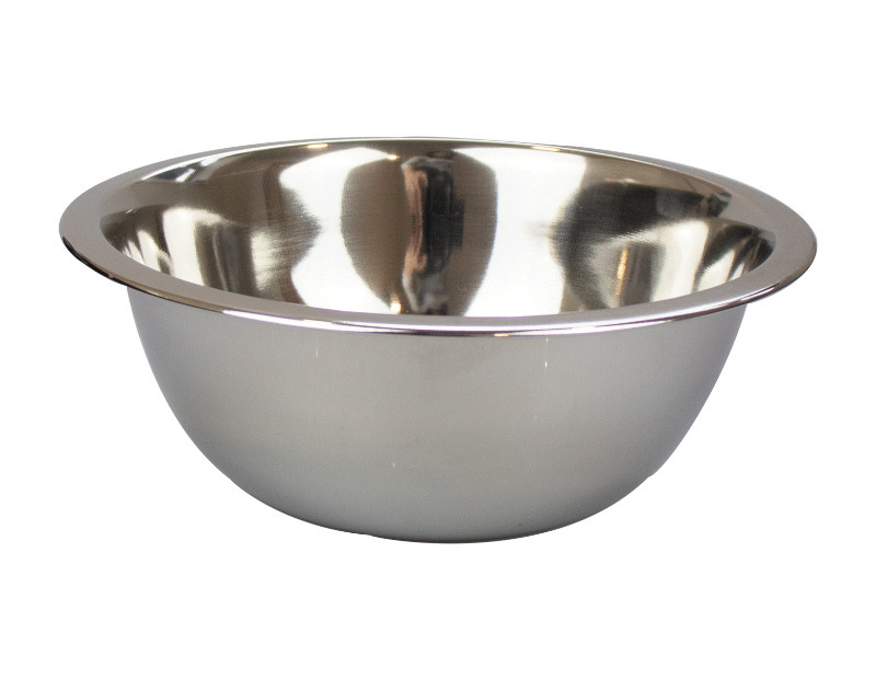 Stainless Steel Deep Mixing Bowl: Sturdy Construction, Mirror Finish, Heat Resistant, Cold Resistant, Hygienic, Odorless, Scratch Resistant, Professional Quality