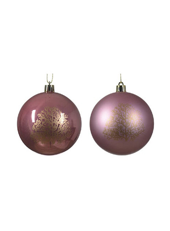 

Kaemingk Decoris 8cm Baubles Shatterproof Matt & Shiny Tree, Assorted Colour