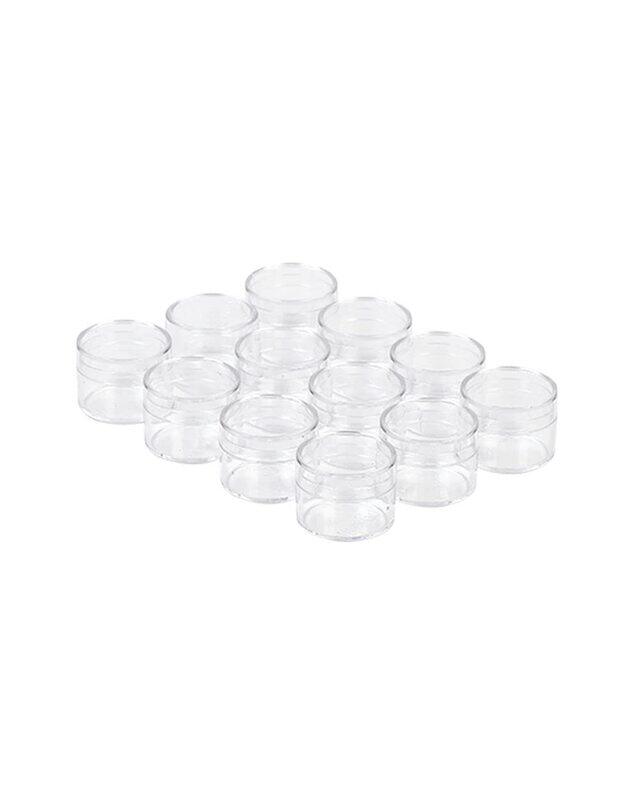 

Homesmiths 12-Piece Mini Round Box Set, Clear