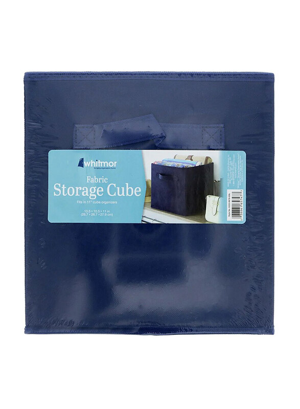 

Whitmor Storage Cube, Navy Blue