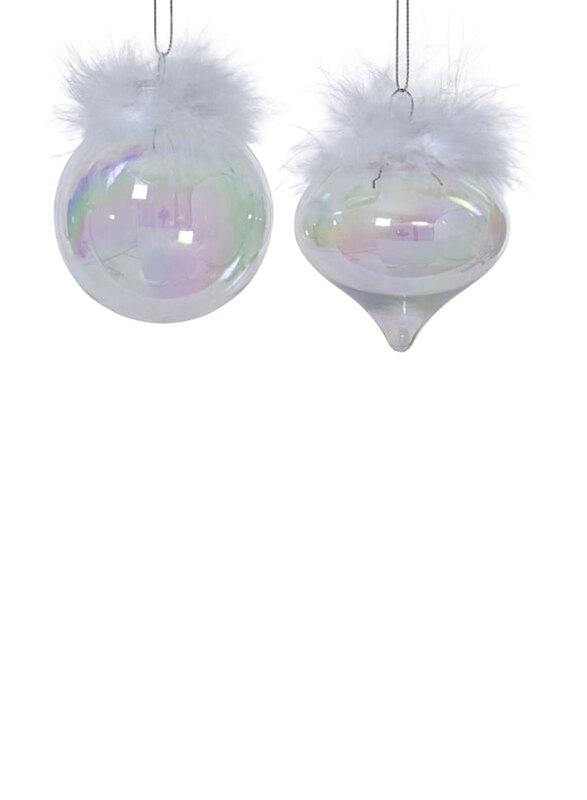 

Kaemingk Assorted Polystyrene Fur Trans Iris Bauble, 8cm, 1 Piece, Multicolour