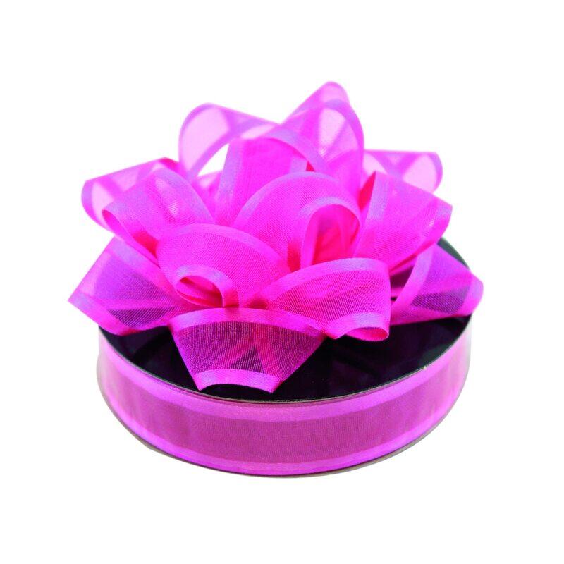 

Wrap & Roll 5-inch Organza Bow With Ribbon Fuchsia, Pink