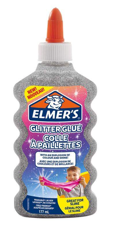

Elmer's Glitter Liquid Glue, 177ml, Silver