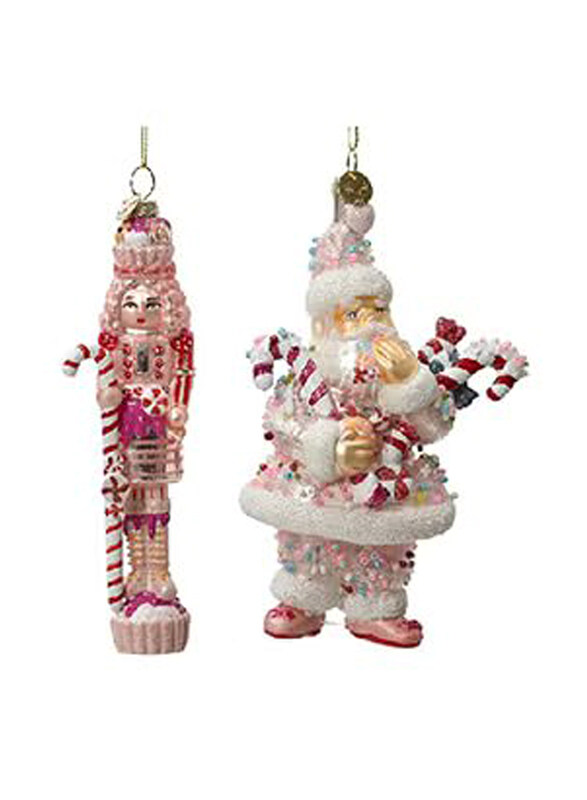 

Kaemingk Decoris Figures Glass with Candy Cane, 1 Piece, Assorted
