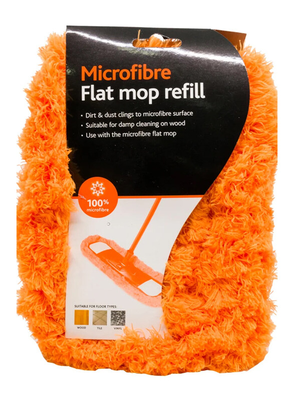 

Addis Microfibre Flat Mop Refill, Orange