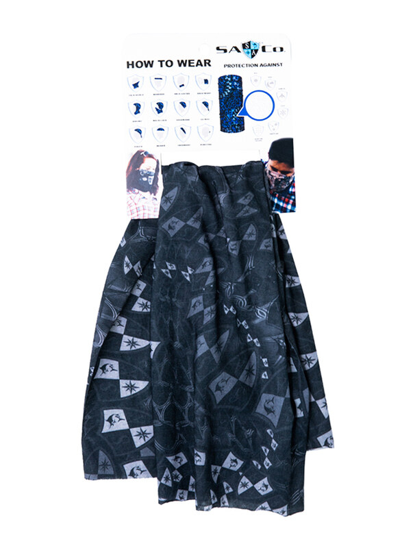 

Salt Armour Stealth Tech Camo Rave Face Shield, Blue
