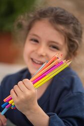 eeBoo's Positivity Fluorescent Colored Pencils/Set of 12