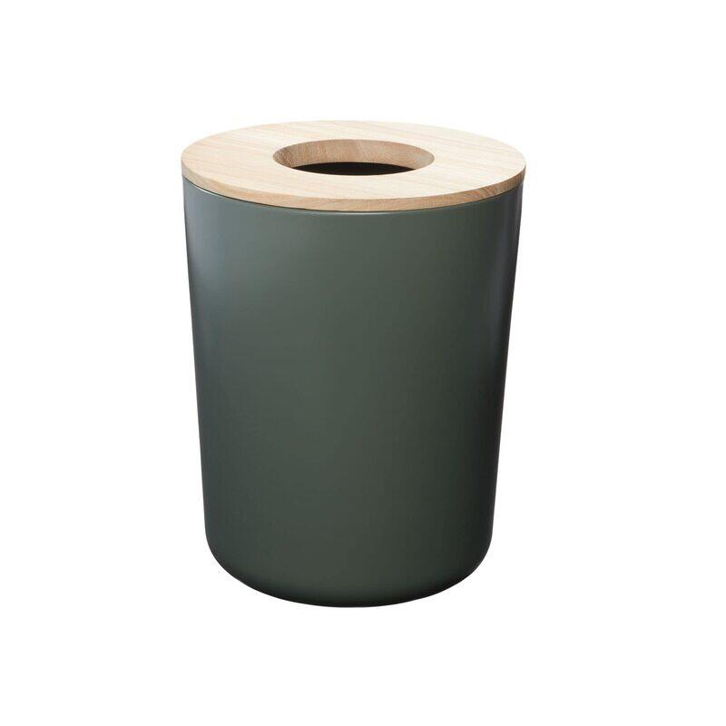 

IDesign Eco Vanity Steel Waste Can, Natural