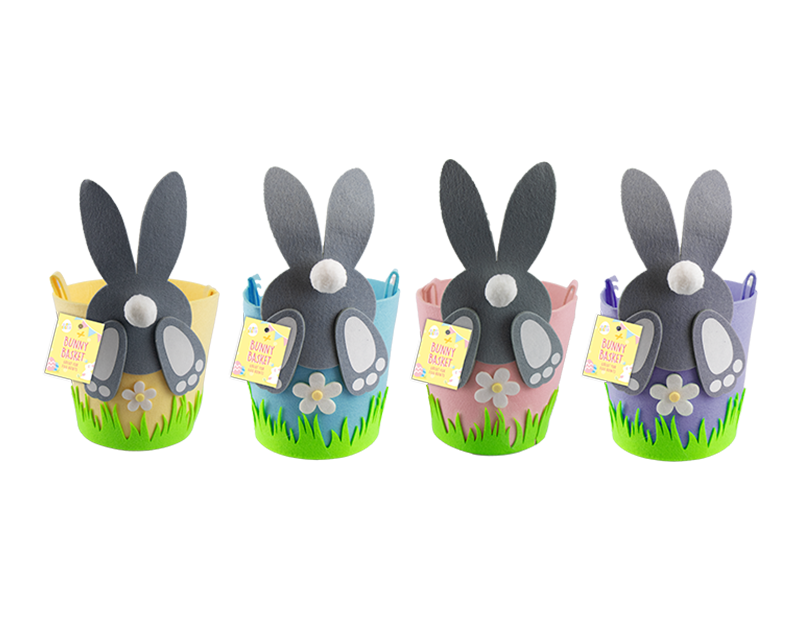 

Gem Imports Gems Easter Pom Pom Bunny Basket Assorted 1 Piece