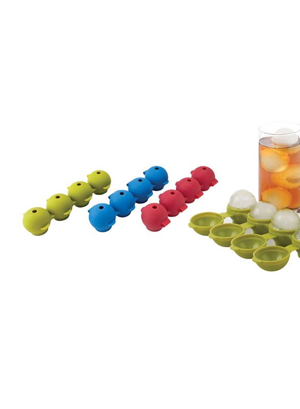 جوي صينية كرة ثلج مستطيلة من السيليكون من 3 قطع ، متعددة الألوان