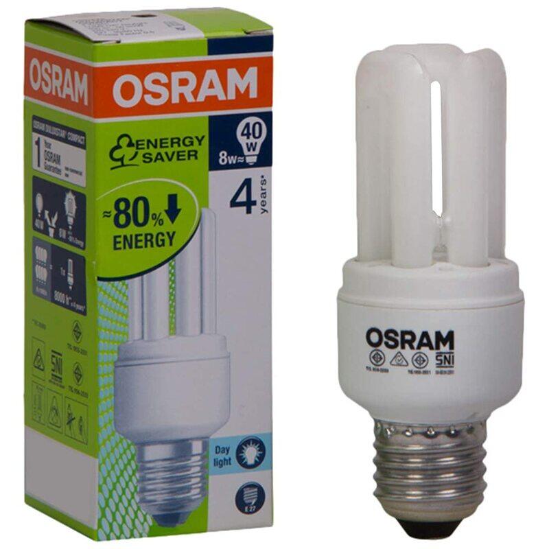 

Osram ESL 3U 8W E27, Day Lite Bulb, White