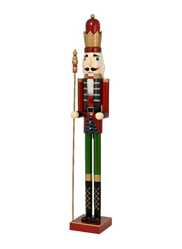 

Kaemingk Firwood Nutcracker with Trumpet, 180cm, 1 Piece, Multicolour