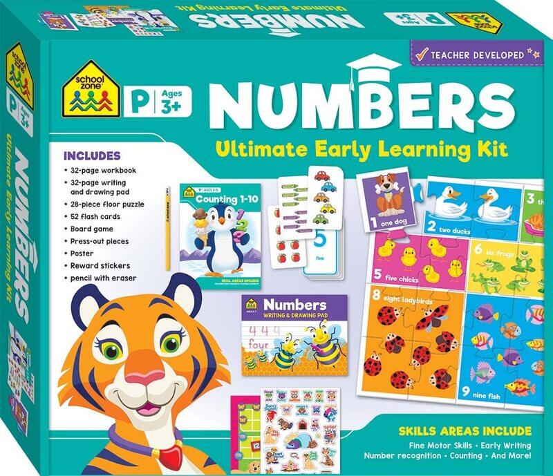 

Hinkler School Zone Ultimate Numbers Learning Kit, Multicolour, Age 3+ Years