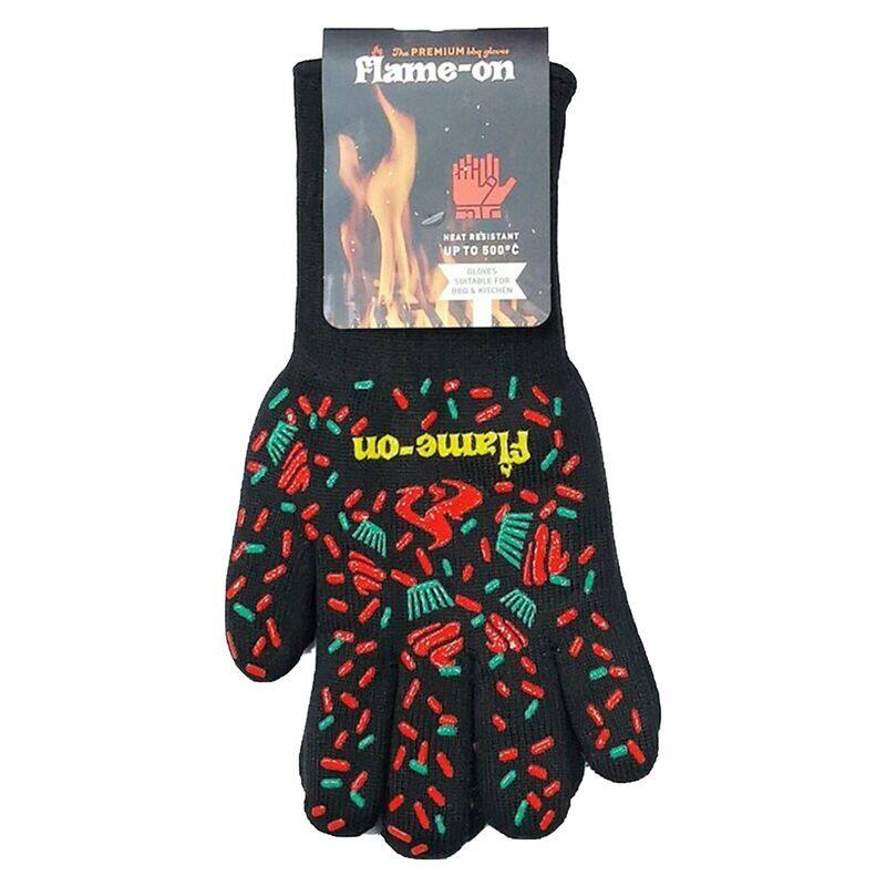 

Flame On Heat Resistant Barbecue Gloves Lined