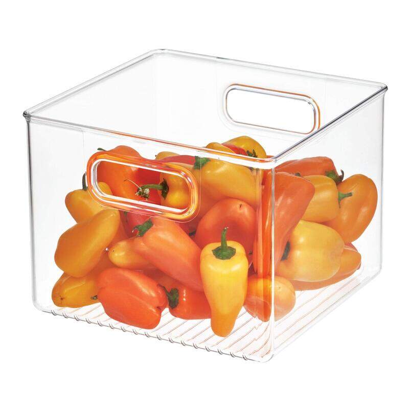 

Inter Design Kitchen Storage Container Bin, Large, Clear