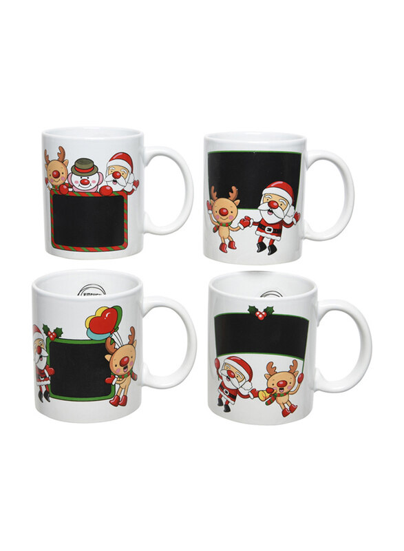 

Kaemingk Ceramic Mug with Blackboards, Assorted Colour