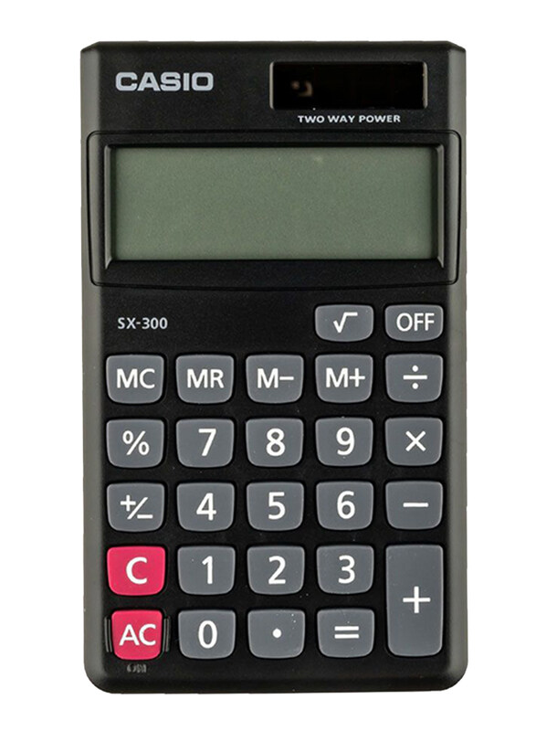 

Casio 8-Digit Value Series Basic Calculator, SX-300, Black