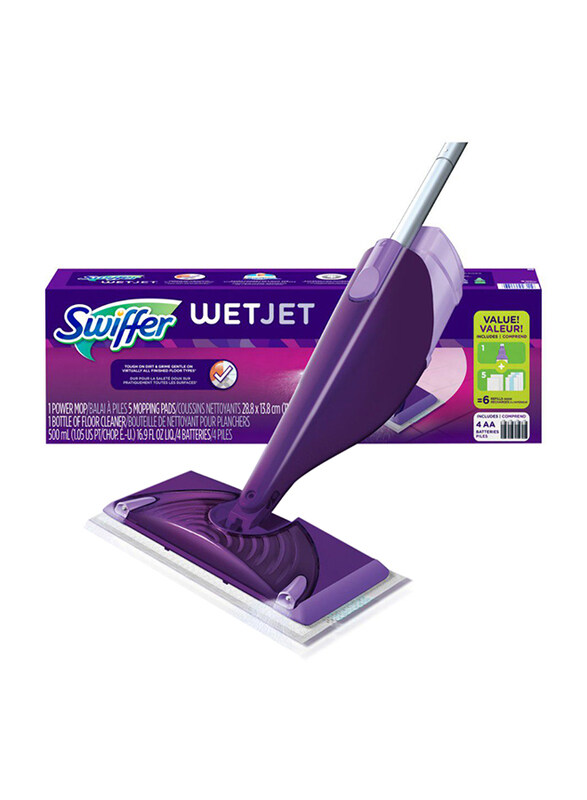 

Swiffer WetJet Mop Starter Kit, Purple