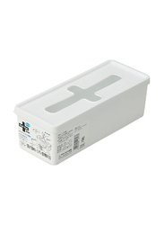 Hokan-sho Plastic Long Pull Out Box, White