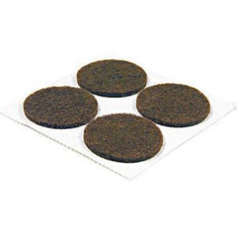 

Richelieu America Felt Pads, 4 Pieces, Brown