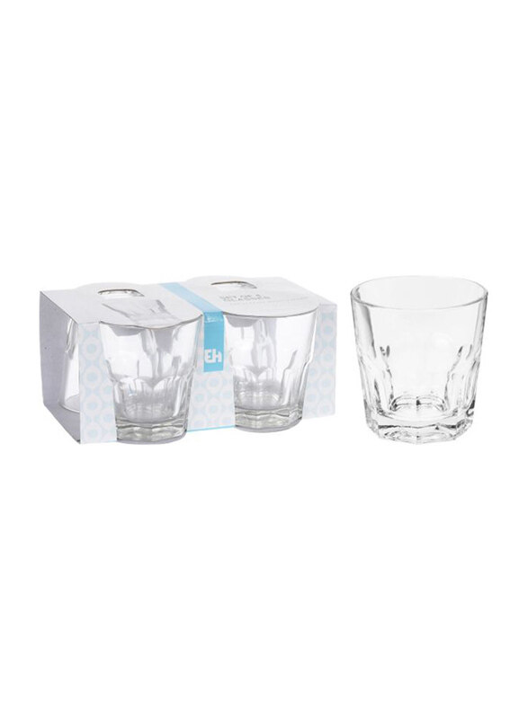 

Homesmiths 4-Piece Drinking Glass Set, YE6000390, Clear