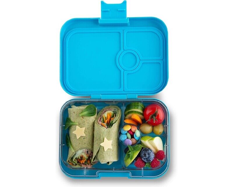 Yumbox Panino 4-Compartment Leakproof Bento Box Blue