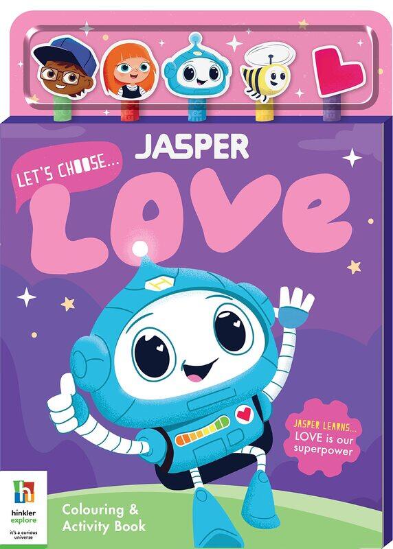 

Hinkler Jasper Lets Choose Love Colouring and Activity Book, Multicolour