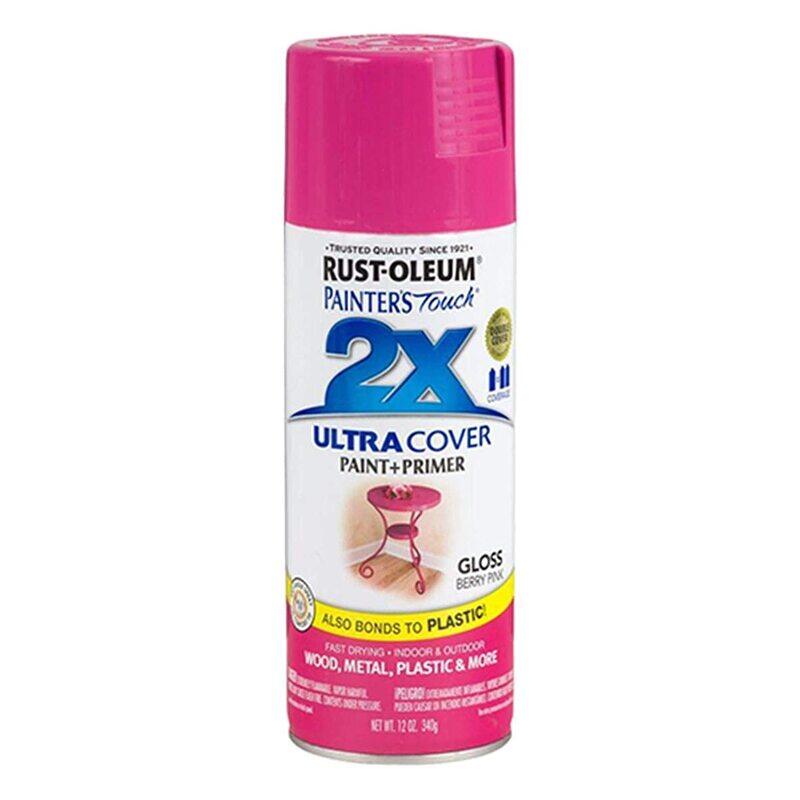 

Rust-Oleum Painter's Touchultra Cover2x Gloss, 12oz, Berry Pink