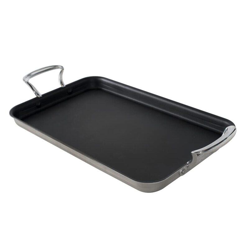 

Nordic Ware 18inch 2 Burner High Sides Griddle, 57.15x29.46x8.13 cm, Black