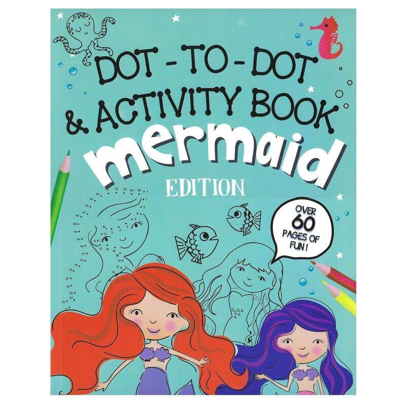 

Eurowrap Mermaid Dot-To-Dot Book, Multicolour