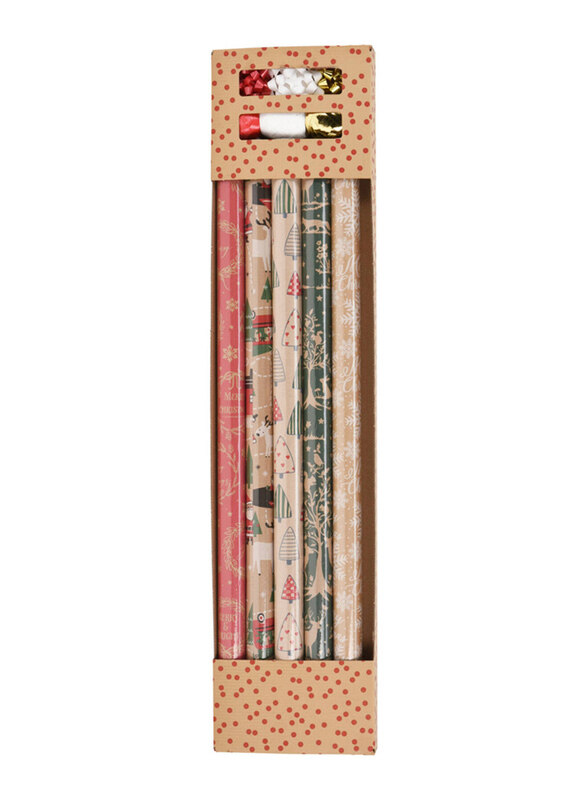

Koopman Homesmiths Gift Wrapping Set, 11 Pieces, PPN102820, Multicolour