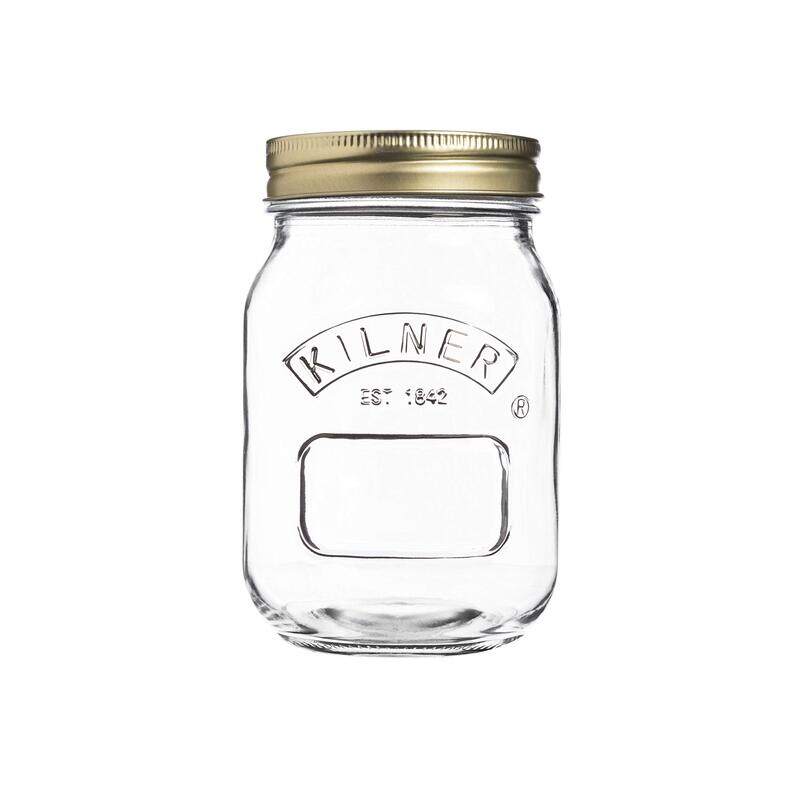 

Kilner Preserve Jar, 0.5 Litres, Clear