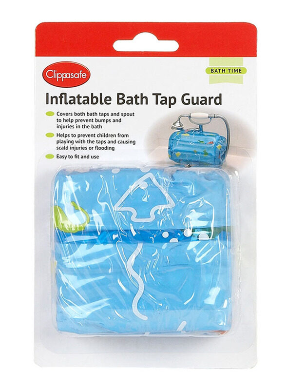 

Clippasafe Inflatable Bath Tap Guard, Blue