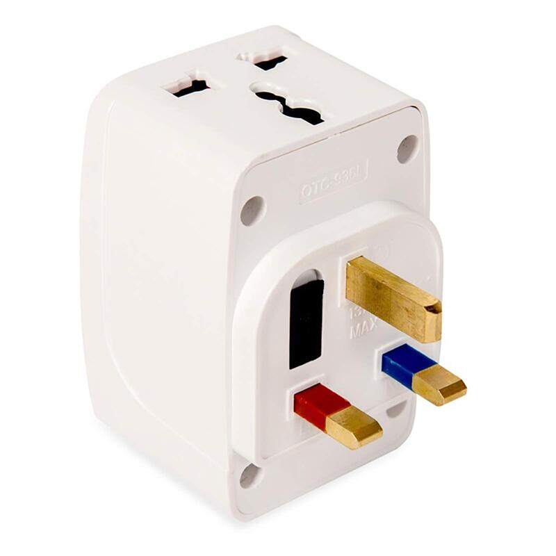 

Oshtraco OTC-936L 3 Way Multi Socket Input Adaptor, White