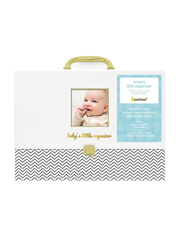 

Pearhead Baby's Little Organizer, White