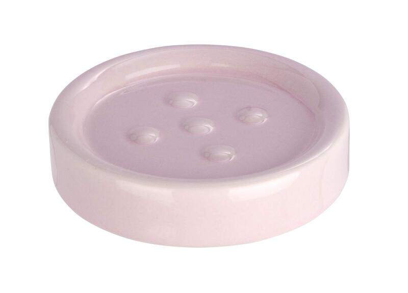 

Wenko Ceramic Soap Dish Polaris Pastel, Pink