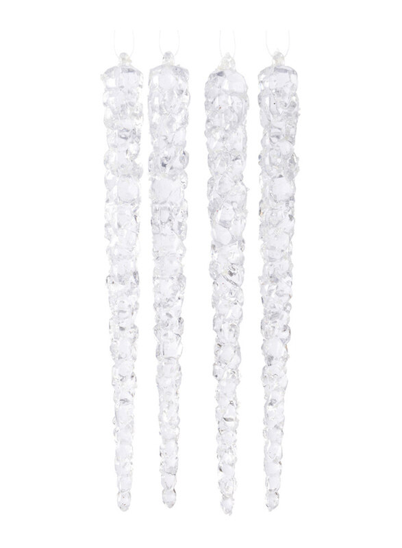 

Kaemingk Icicle Plastic Glow In The Dark, Clear