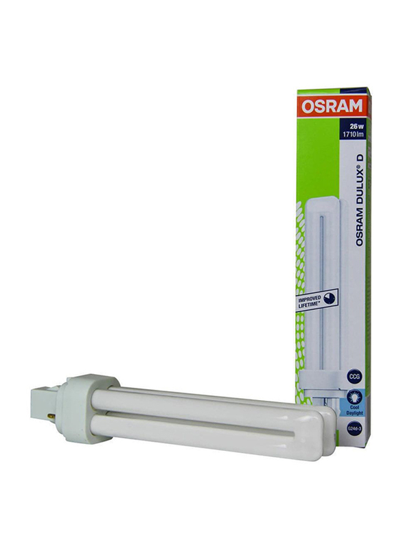 Osram Dulux D CFL 26W 2 Pin, Daylight White