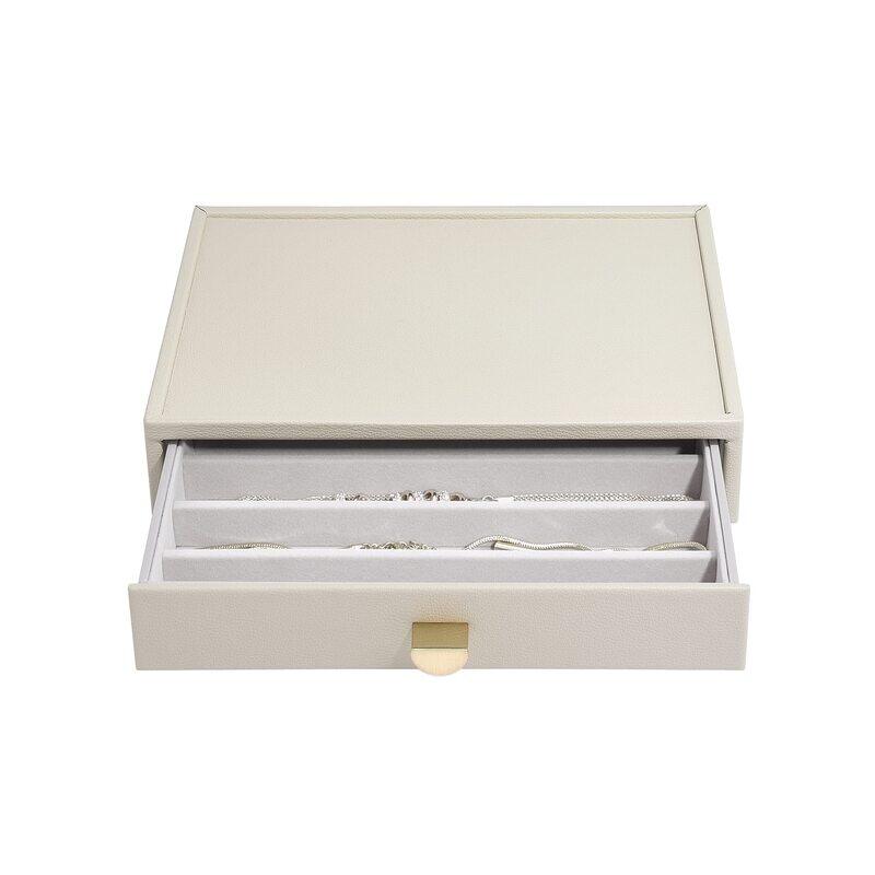 

Stackers Classic Necklace Drawer, Pebble Oatmeal Grey