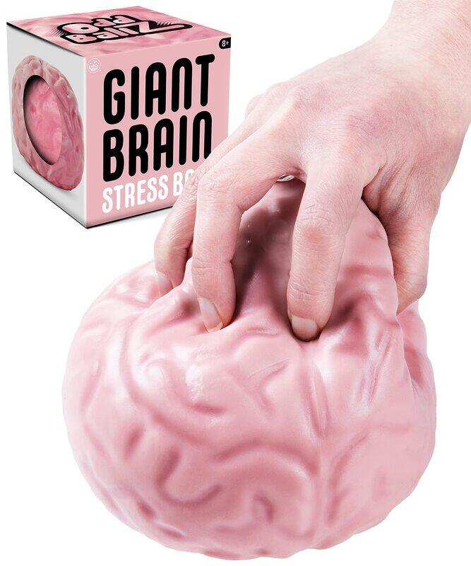 

Play Visions Giant Brain Stress Ball, Pink, Ages 8+ Years