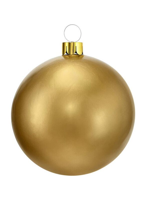 

Homesmiths Inflatable Xmas Ball, 65cm, Gold