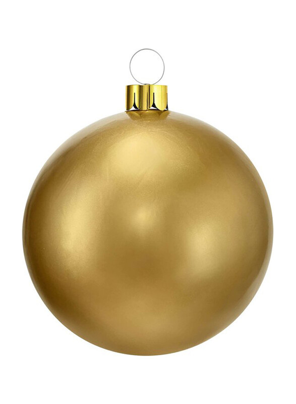 

Homesmiths Inflatable Dia Xmas Ball, 45cm, Gold