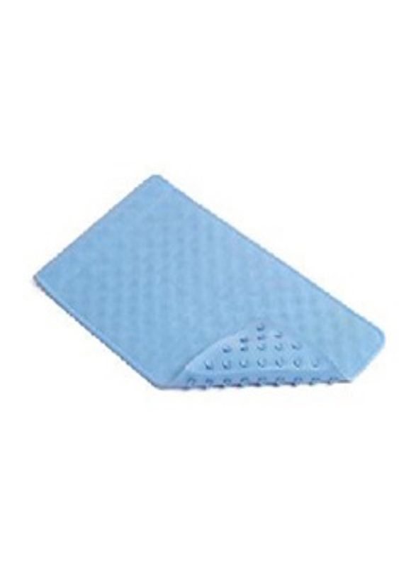 

Contact Circle Bath Mat, Blue