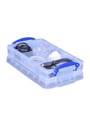 Really Useful Box + Tray, 2.5 Liter, Clear