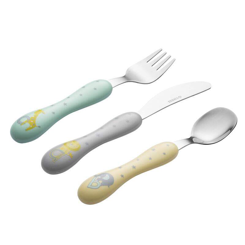 

Viners 3-Piece Toddler Cutlery Set, 304.02, Multicolour