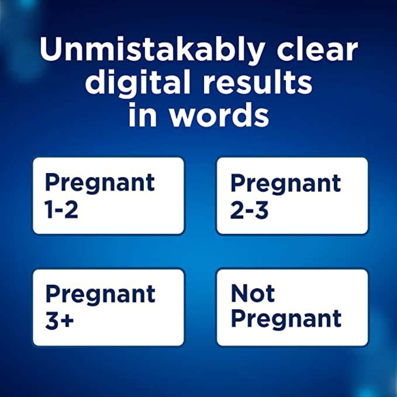 Clearblue Pregnancy Test With Weeks Indicator, 2 Digital Tests