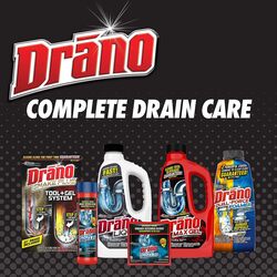 Drano Max Gel Drain Clog Remover And Cleaner for Shower Or Sink Drains , Unclogs and Removes Hair , Soap Scum , Blockages